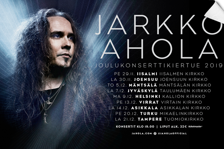 Konserttimainos Jarkko Ahola