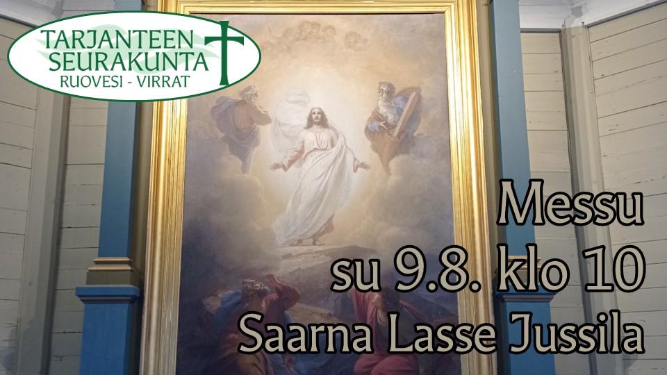 Live - Su 9.8. klo 10 messu Ruoveden kirkossa